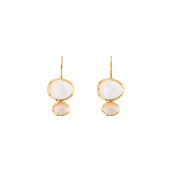 BIANC Cubism Earrings Mother Of Pearl