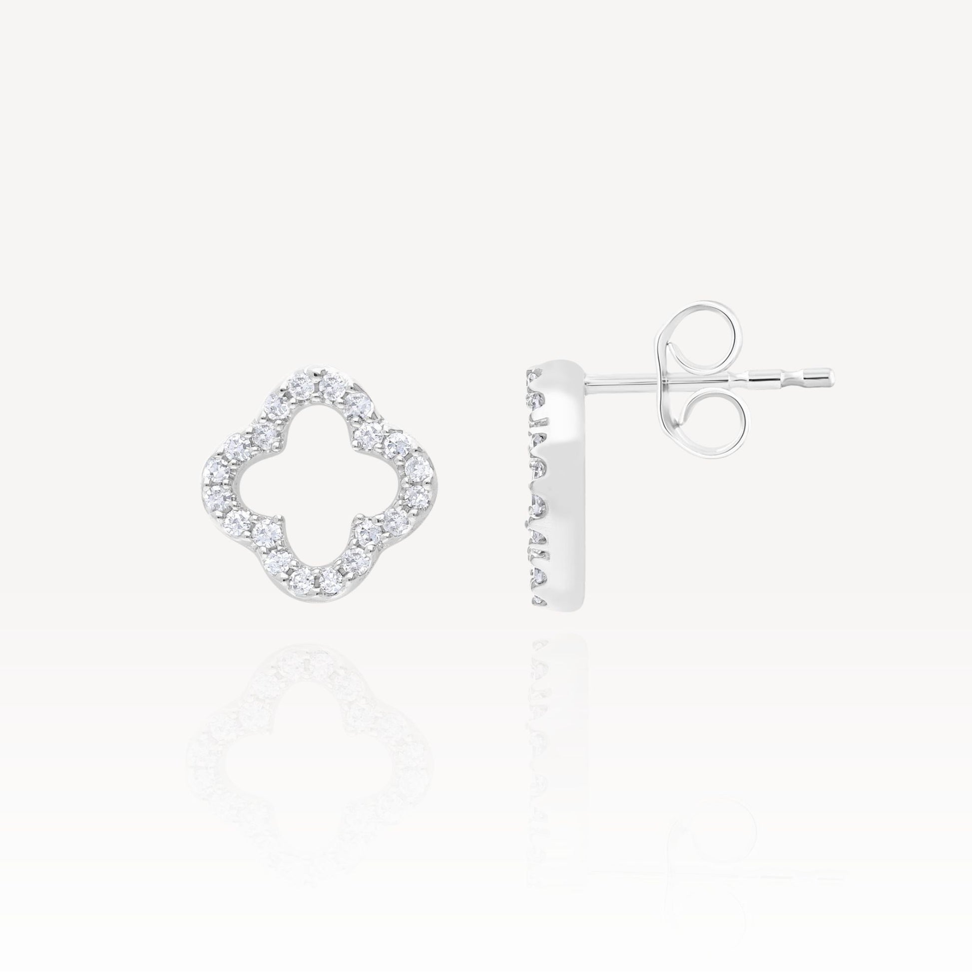 Diamond Clover Stud