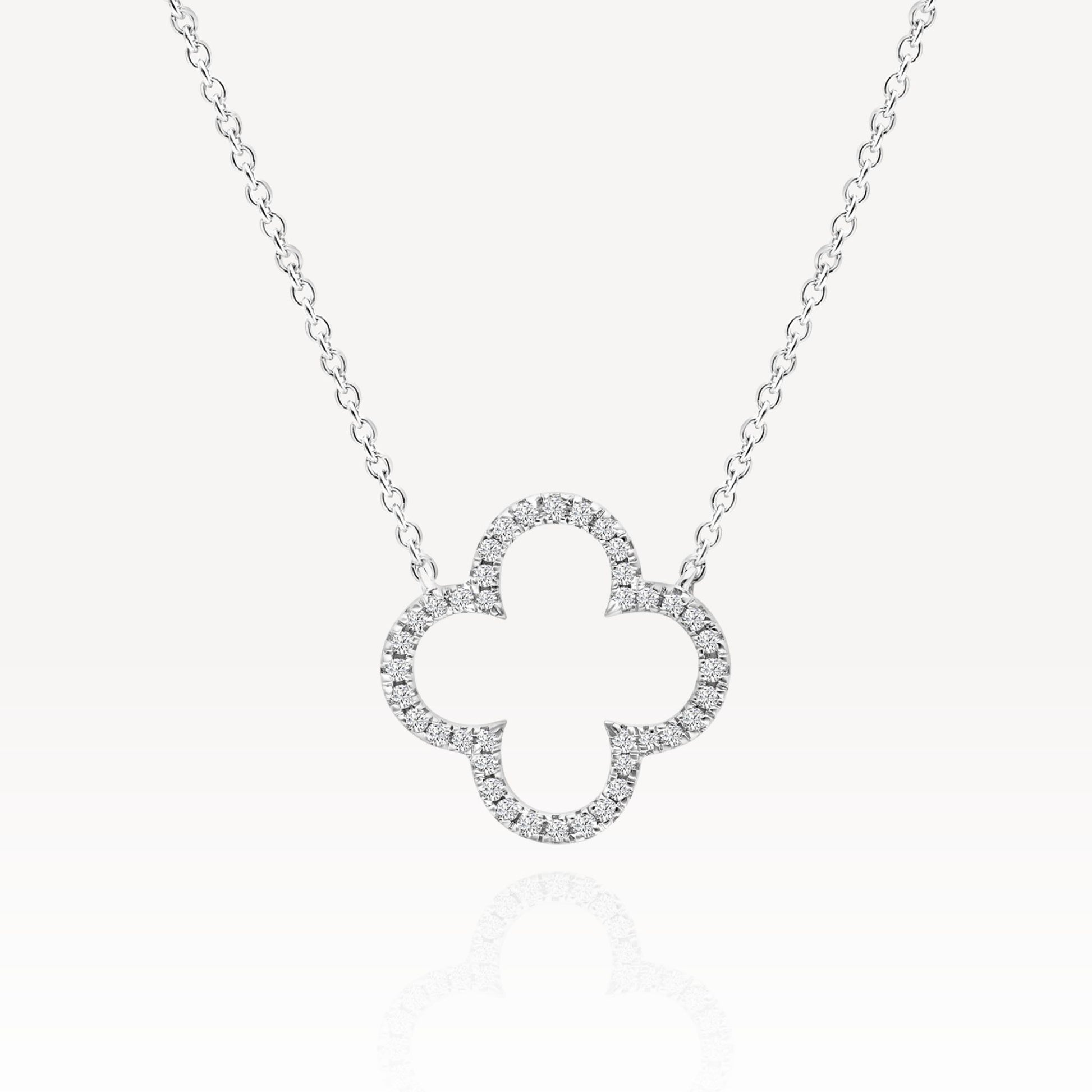 Diamond Clover Necklace