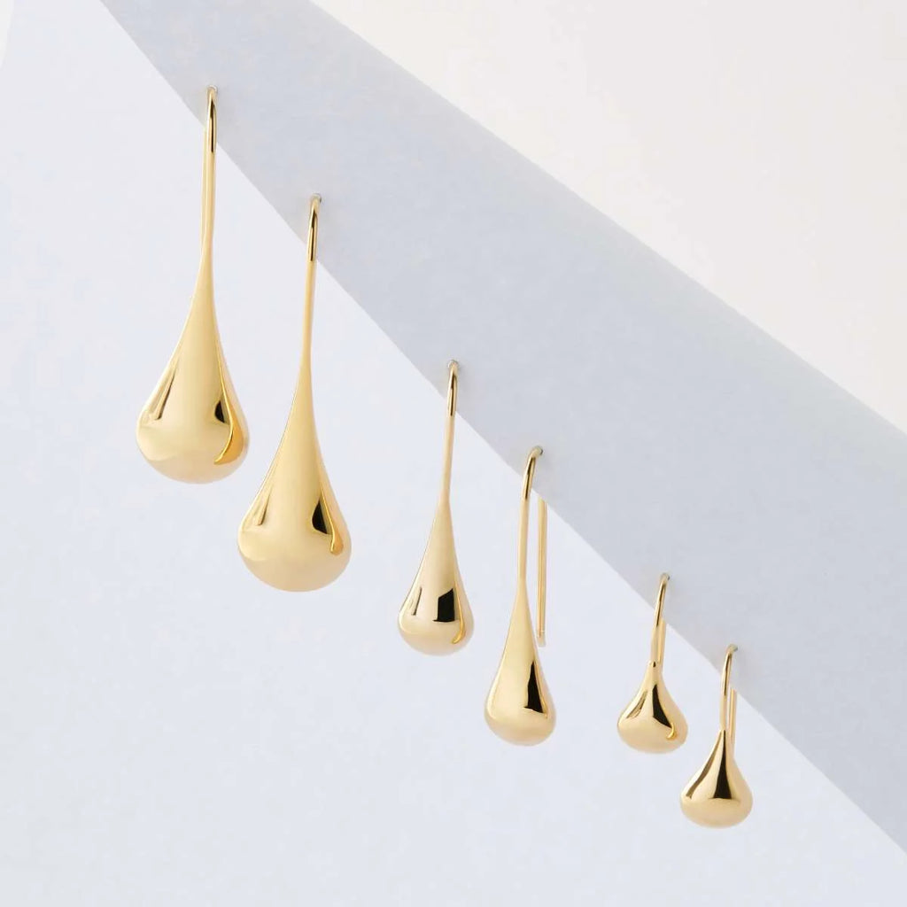 Najo My Silent Tears Earrings - Gold