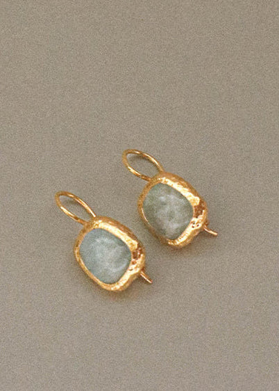 Bianc Muse Earrings in Aquamarine