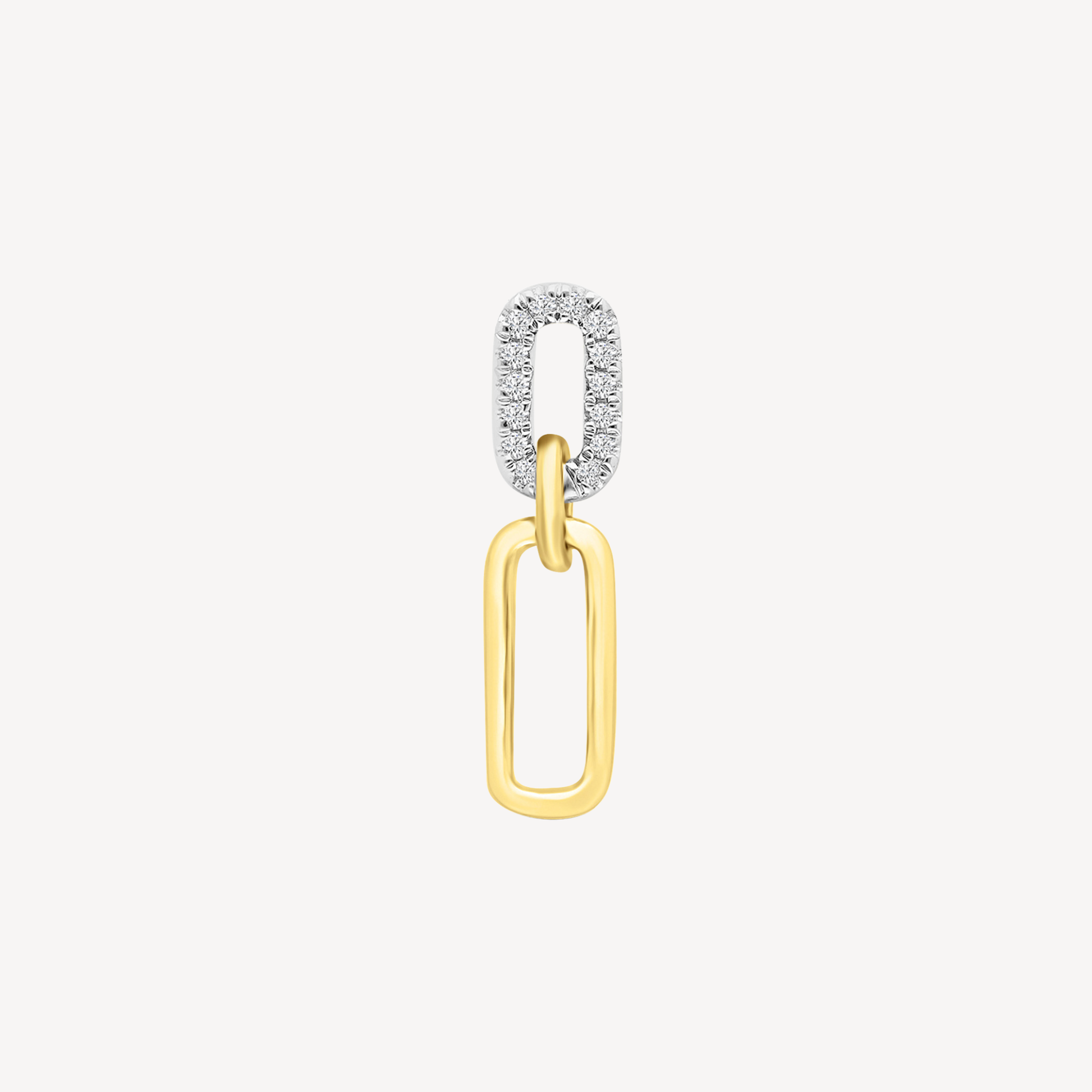 9ct Diamond Link Pendant