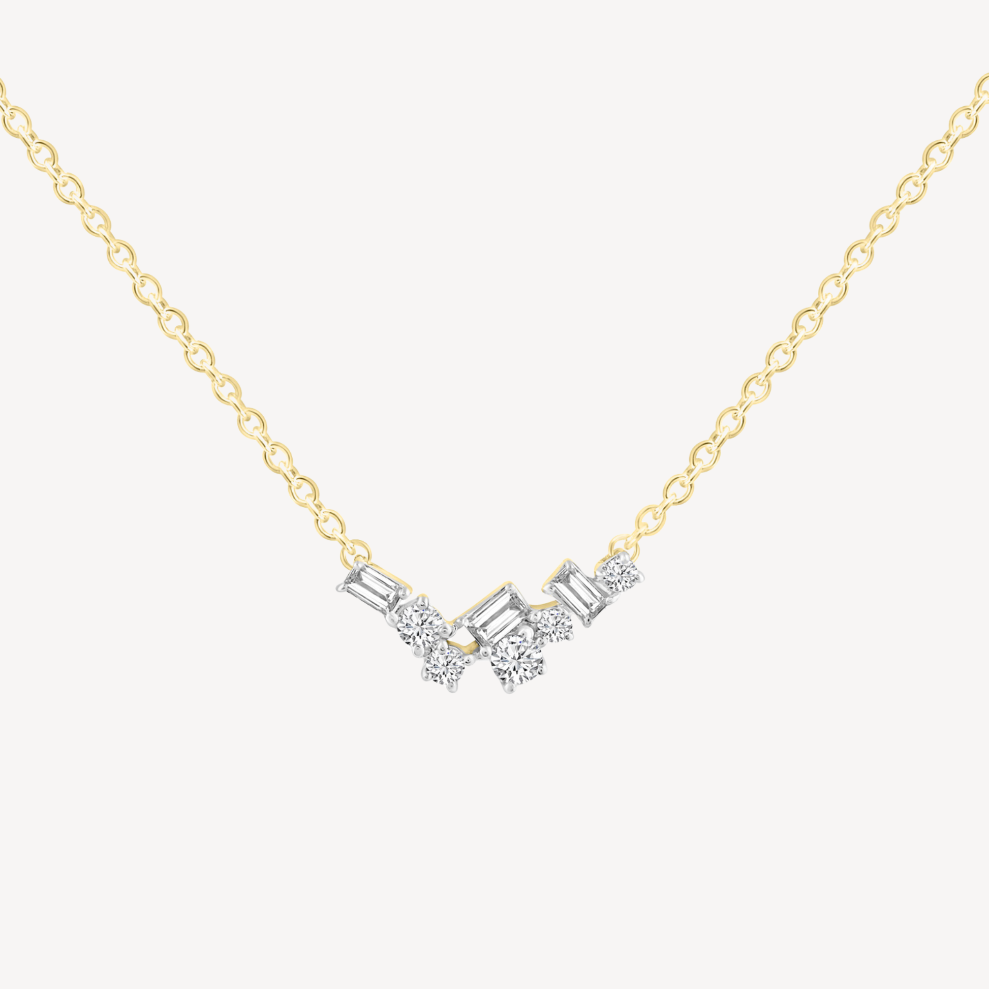 9ct Constellate Diamond Petite Necklace