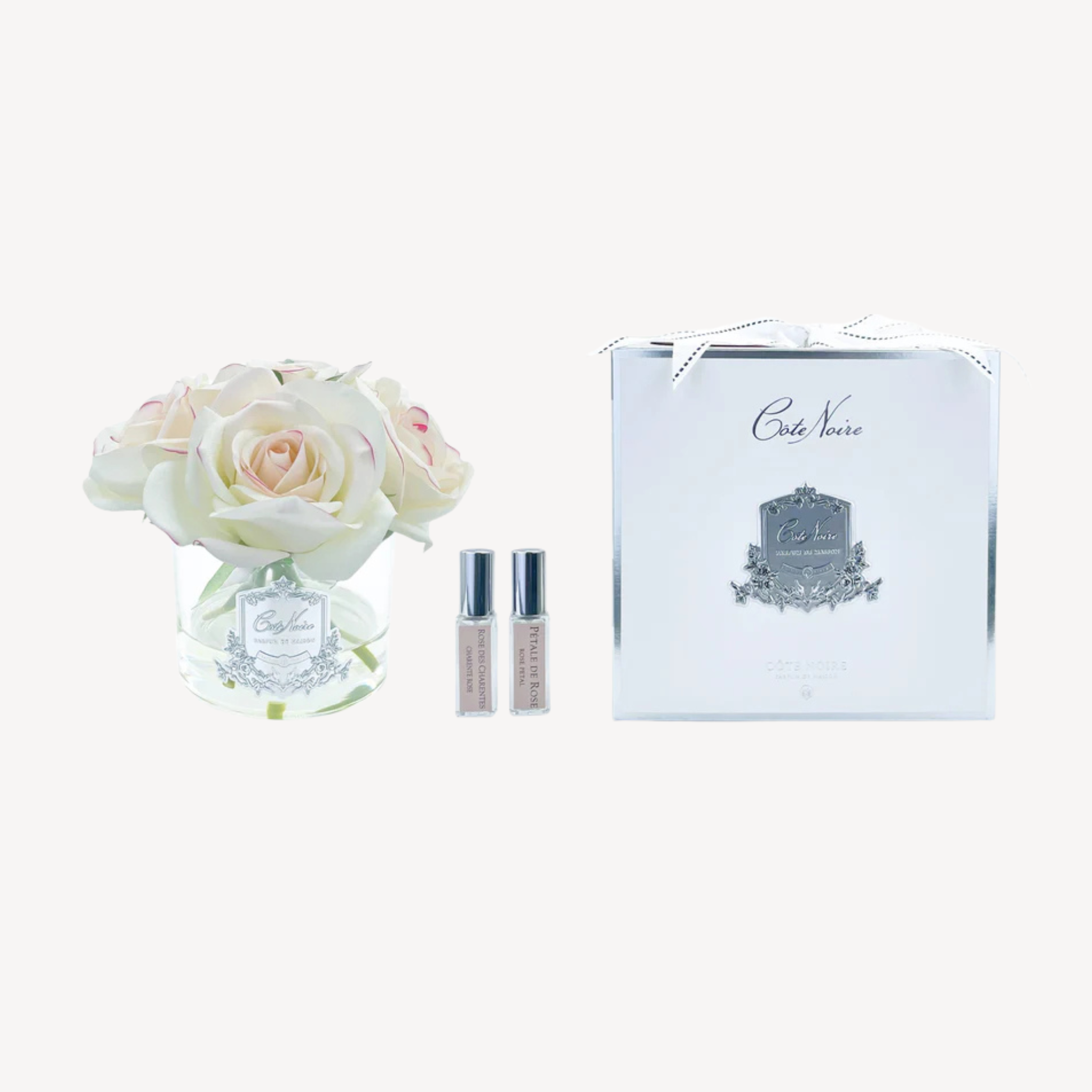 Côte Noire - Perfumed Natural Touch 5 Roses - Clear - Pink Blush