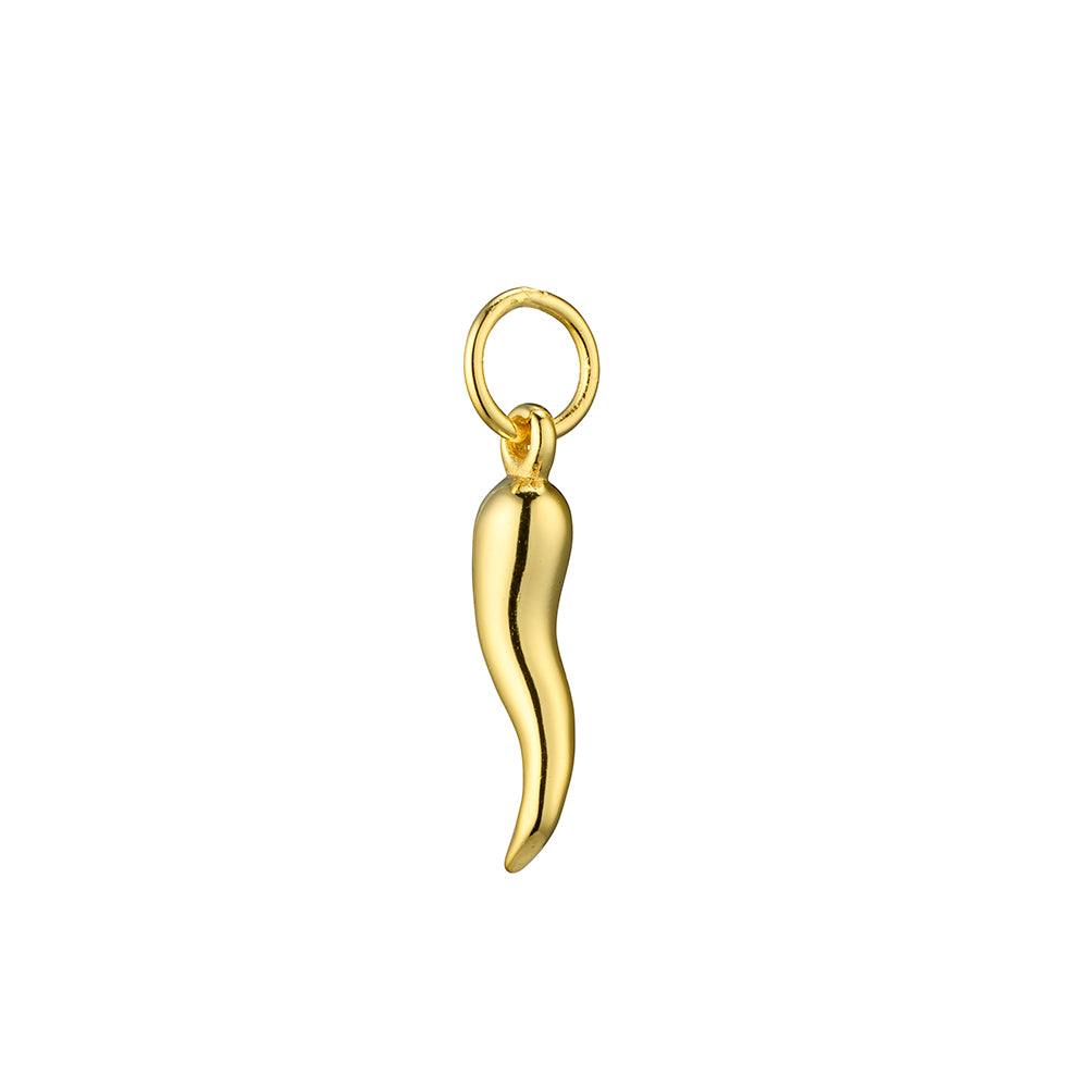 Sterling Silver Cornicello “little horn” Pendant