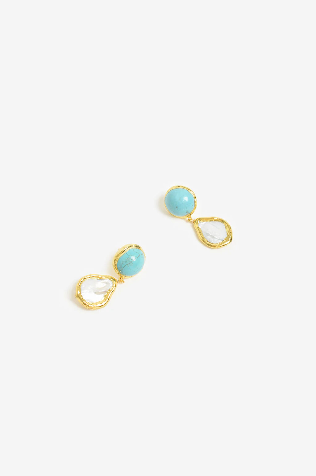 Turquoise Shell Event Earrings