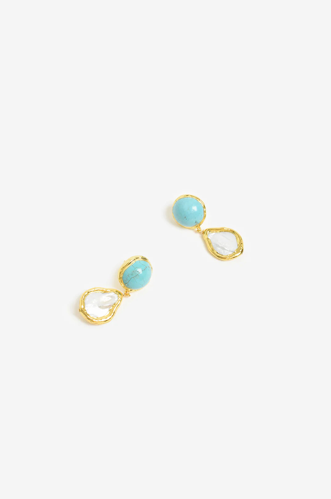 Turquoise Shell Event Earrings