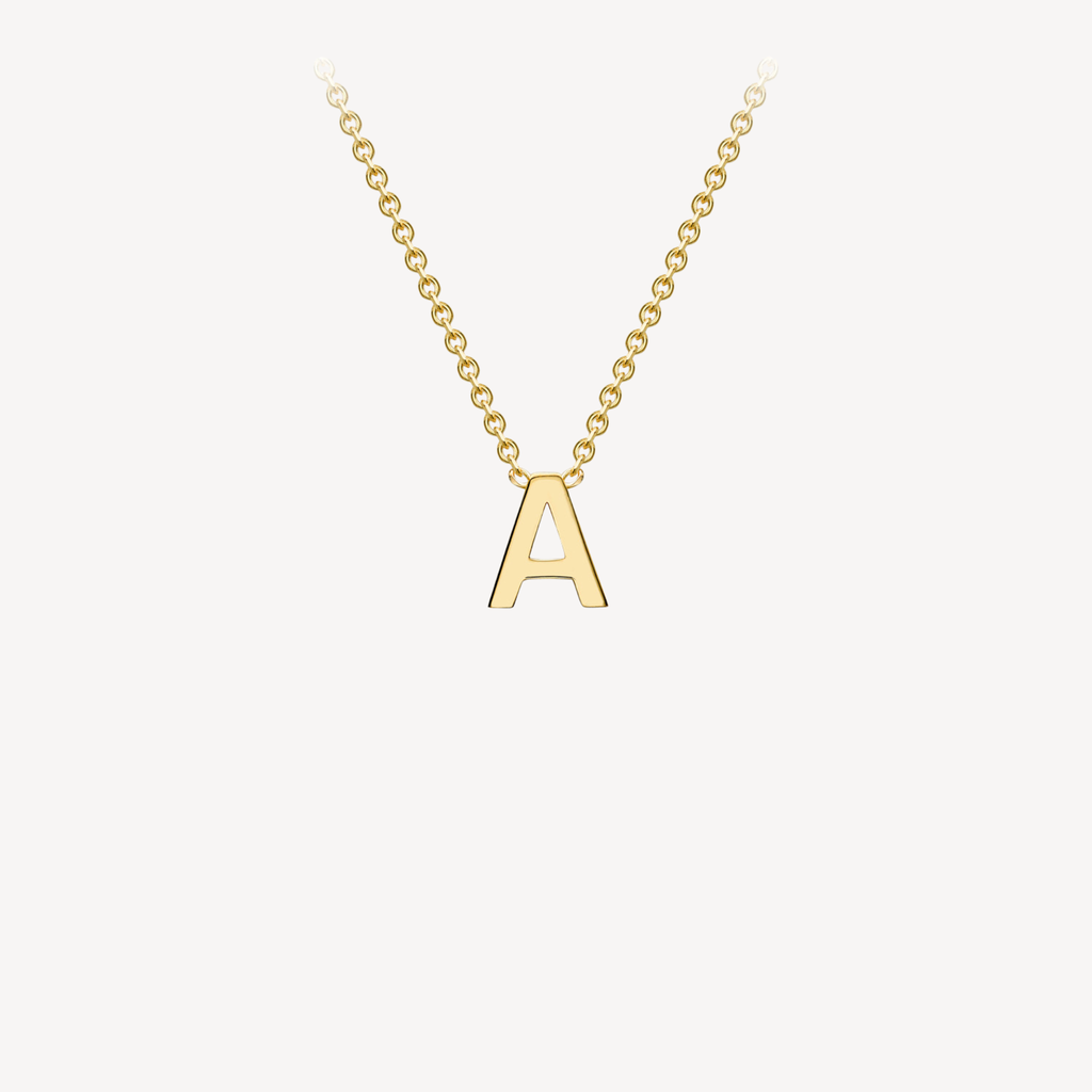 9ct Initial Minimal Necklace