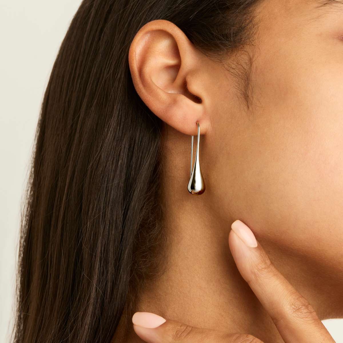 Najo My Silent Tears Earrings - Silver