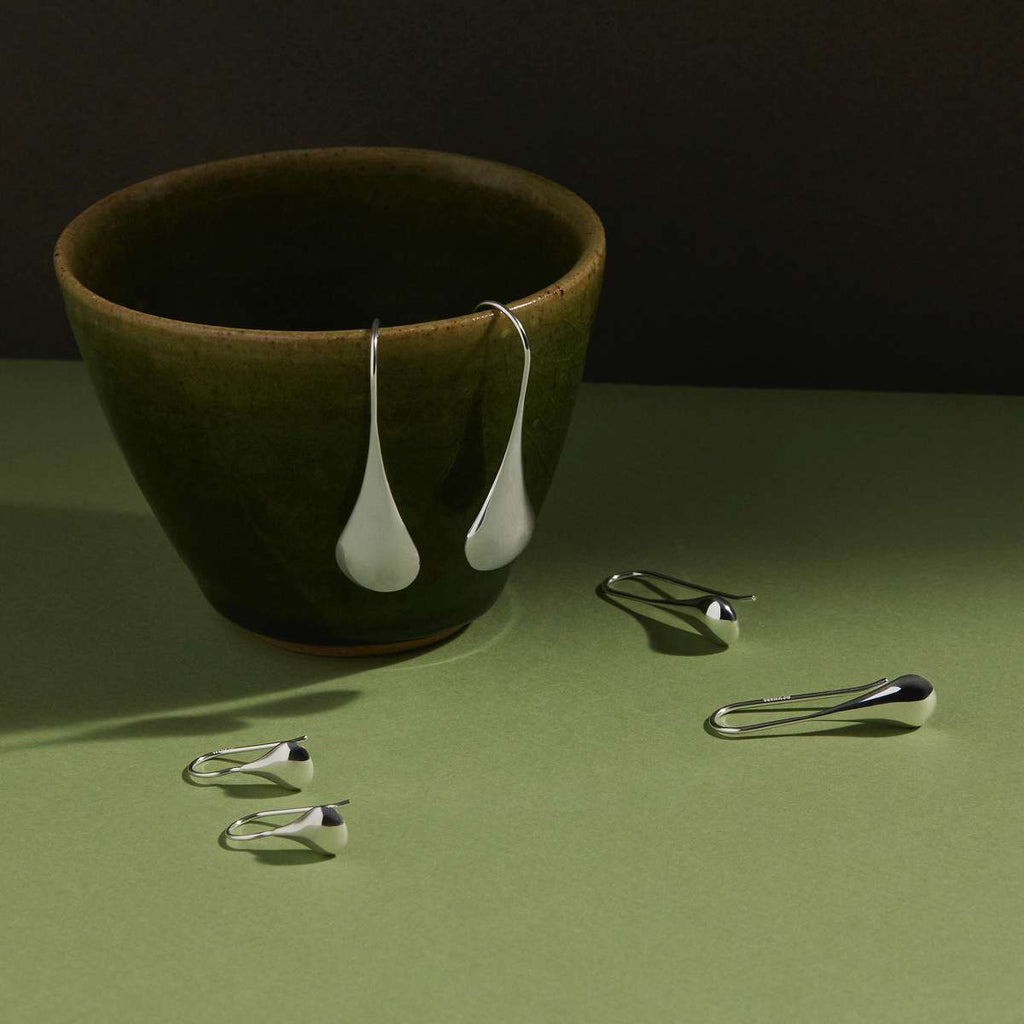 Najo My Silent Tears Earrings - Silver