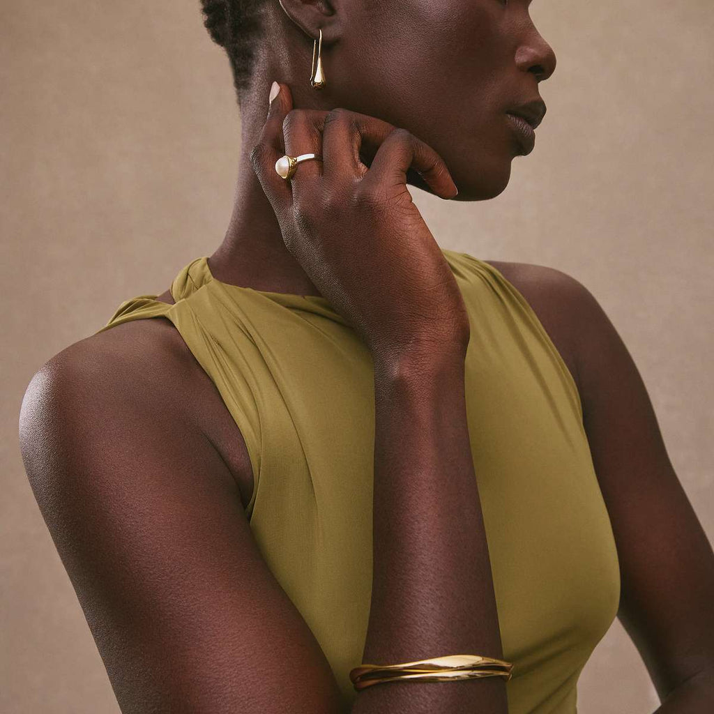 Najo My Silent Tears Earrings - Gold