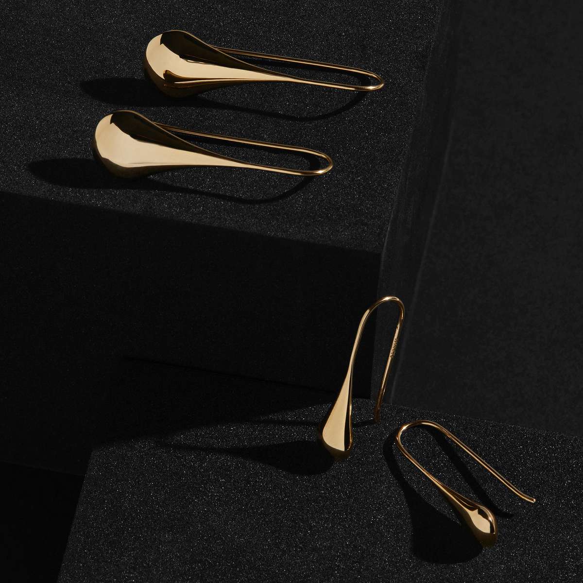 Najo My Silent Tears Earrings - Gold