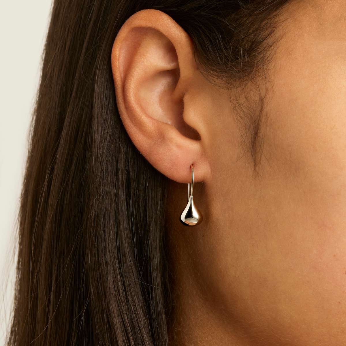 Najo Baby Tears Earrings - Silver
