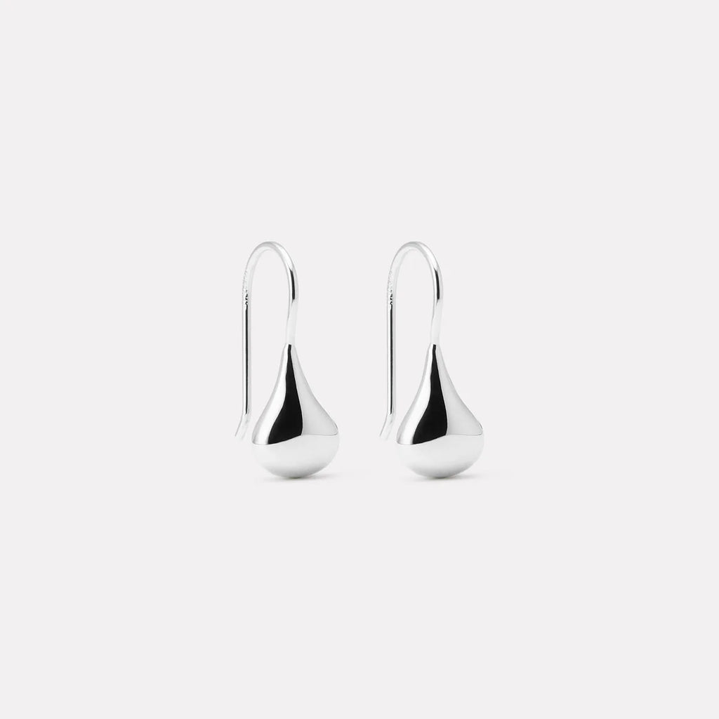 Najo Baby Tears Earrings - Silver