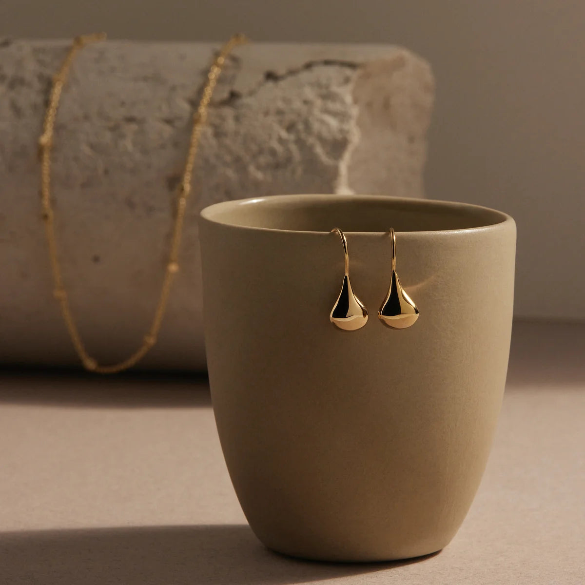 Najo Baby Tears Earrings - Gold