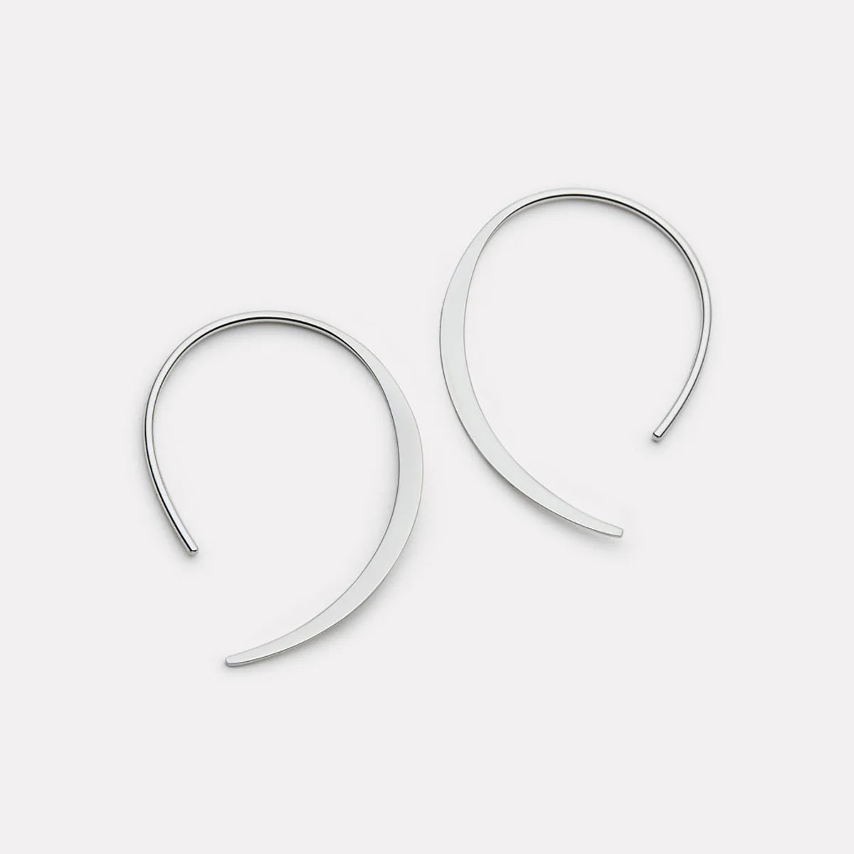 Najo Arc Earrings - Silver