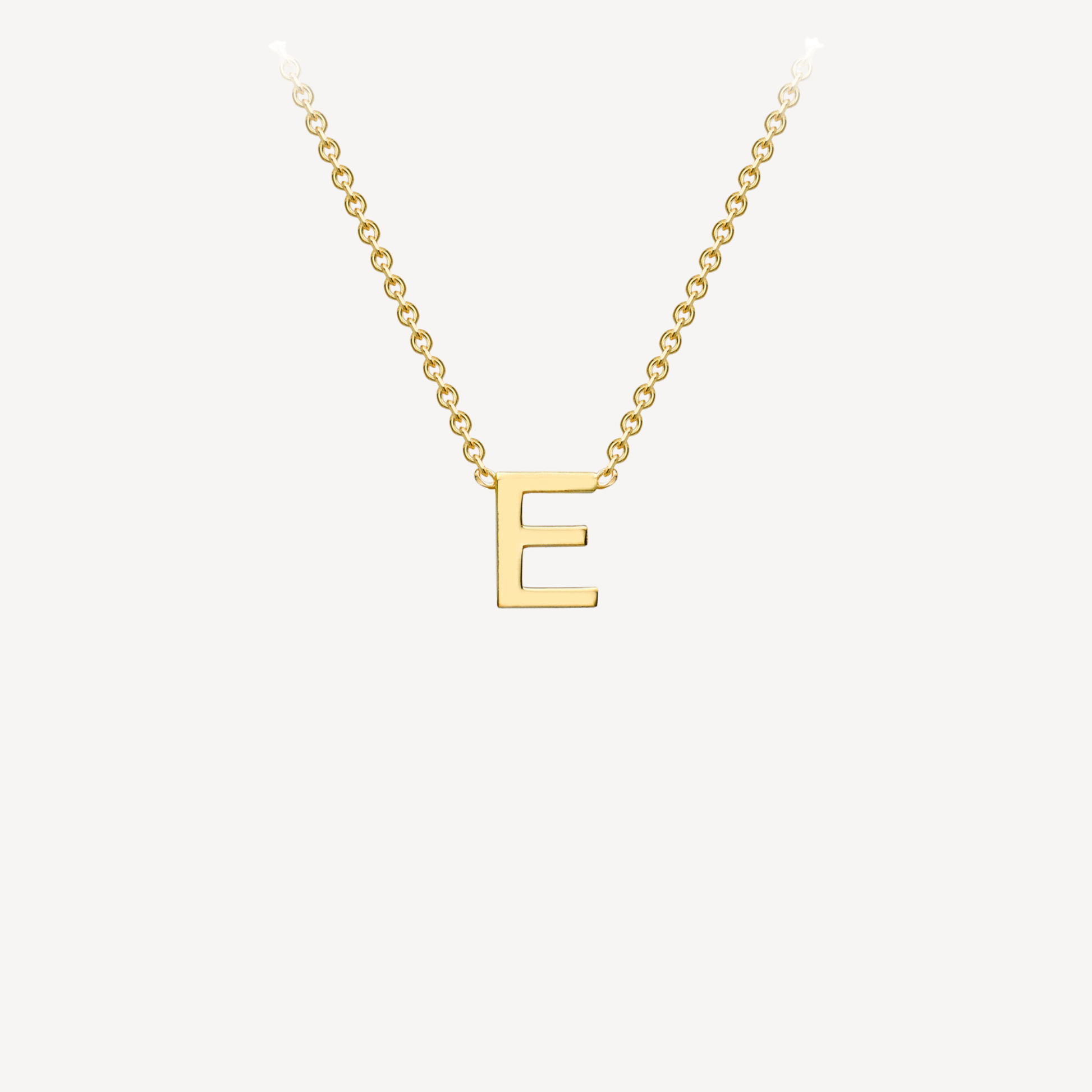 9ct Initial Minimal Necklace