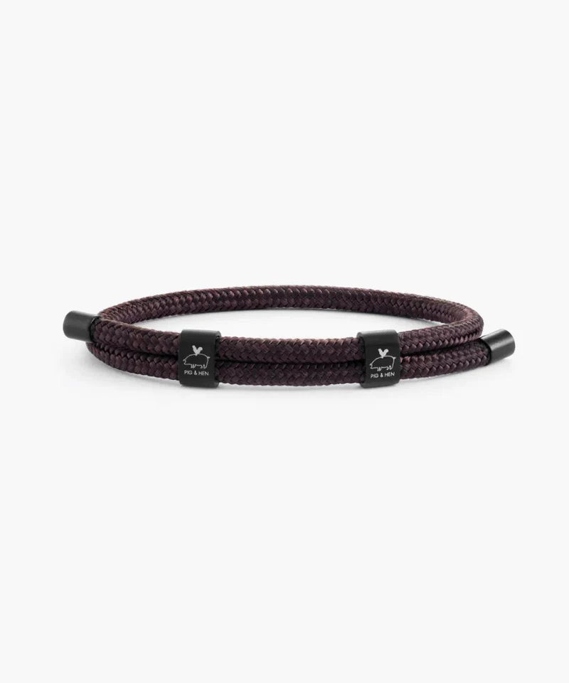Pig & Hen Mens Little Lewis DBL Mahogany | Black