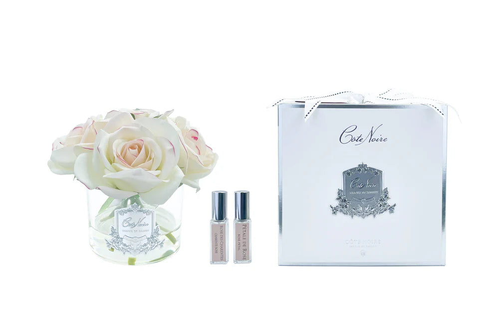 Côte Noire - Perfumed Natural Touch 5 Roses - Clear - Pink Blush