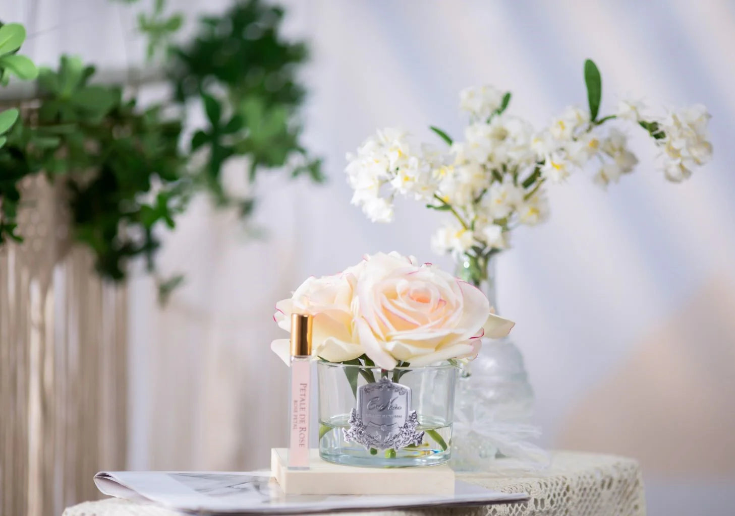 Côte Noire - Perfumed Natural Touch 5 Roses - Clear - Pink Blush