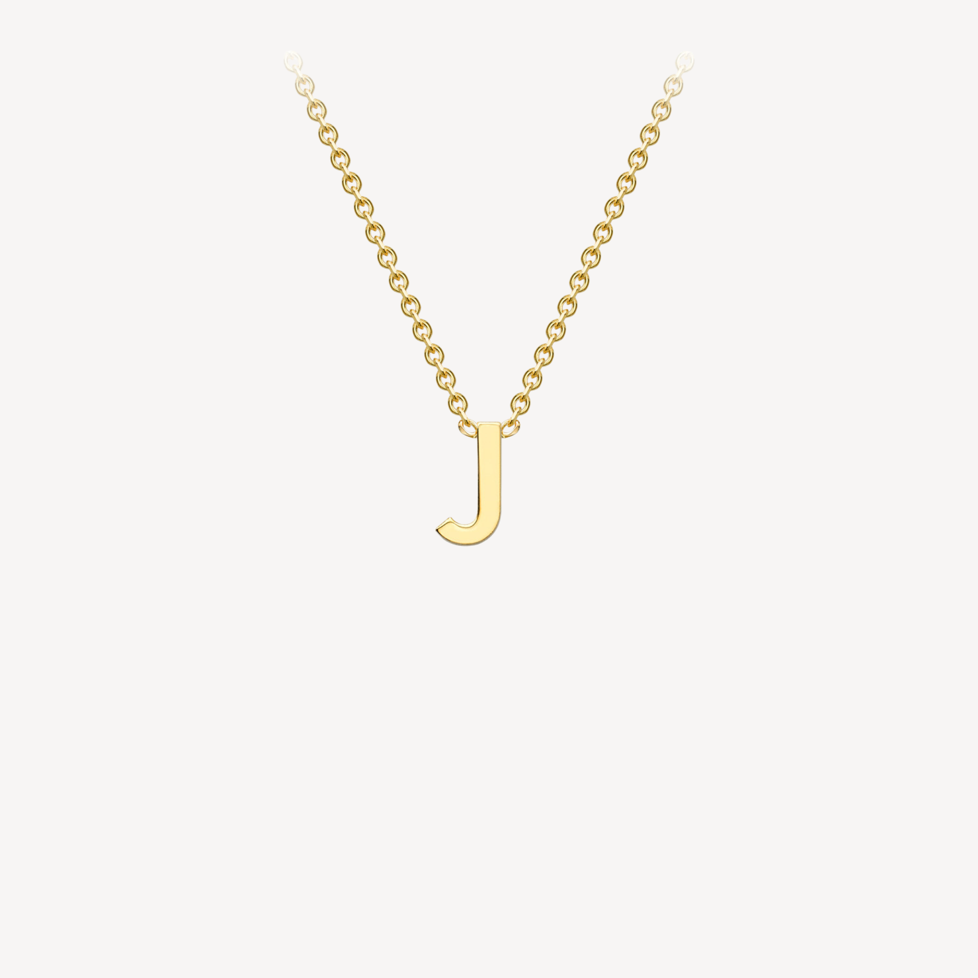 9ct Initial Minimal Necklace