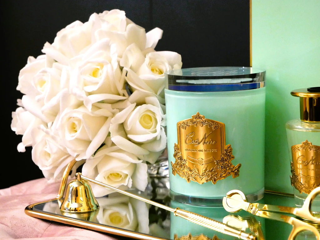 Côte Noire *LIMITED EDITION* Tiffany Jade Vessel with Gold Badge - Persian Lime