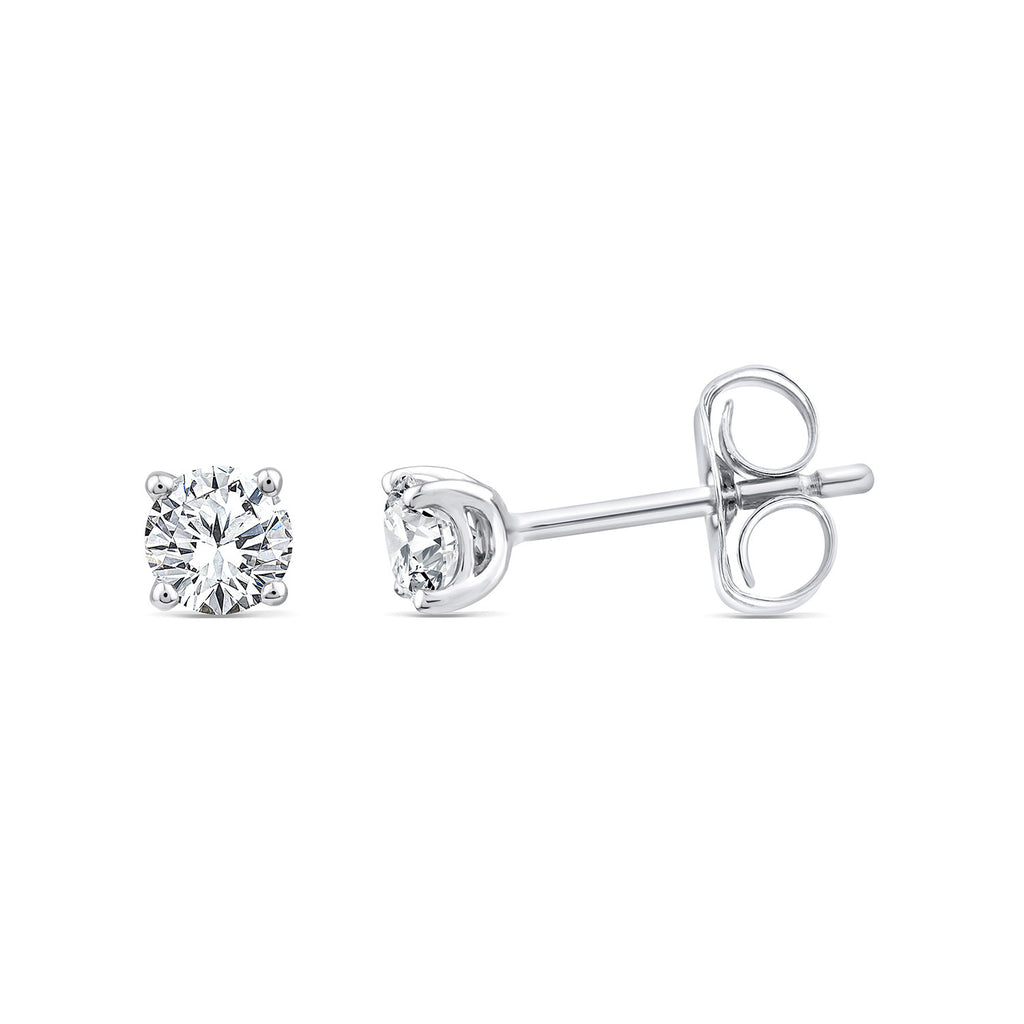.50ct Diamond Stud Earrings in White Gold