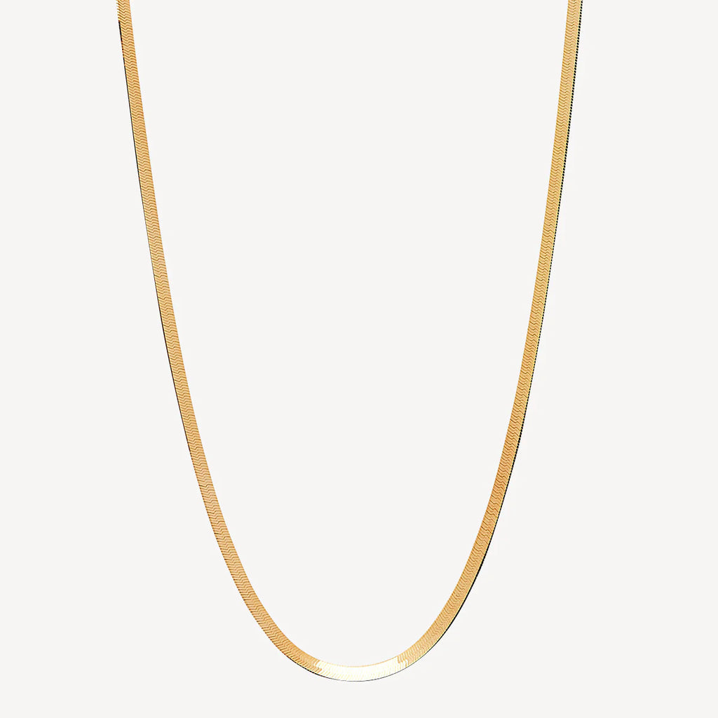 Herringbone Necklace Gold Najo