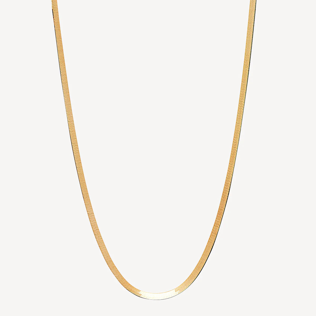 Herringbone Necklace Gold Najo