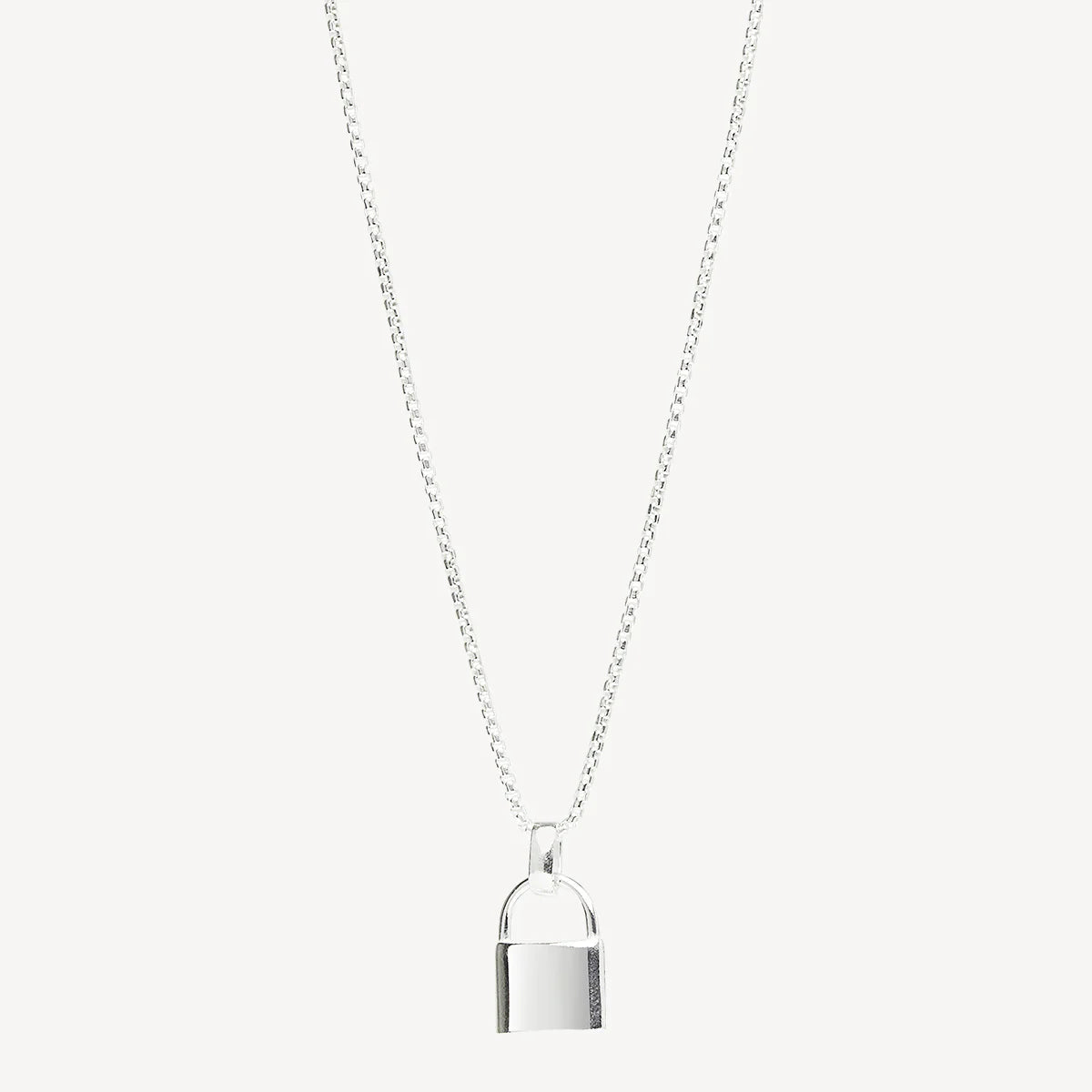 Najo Love Lock Necklace in Silver