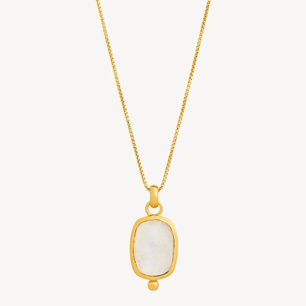 Najo Fleur Rainbow Moonstone Pendant Najo