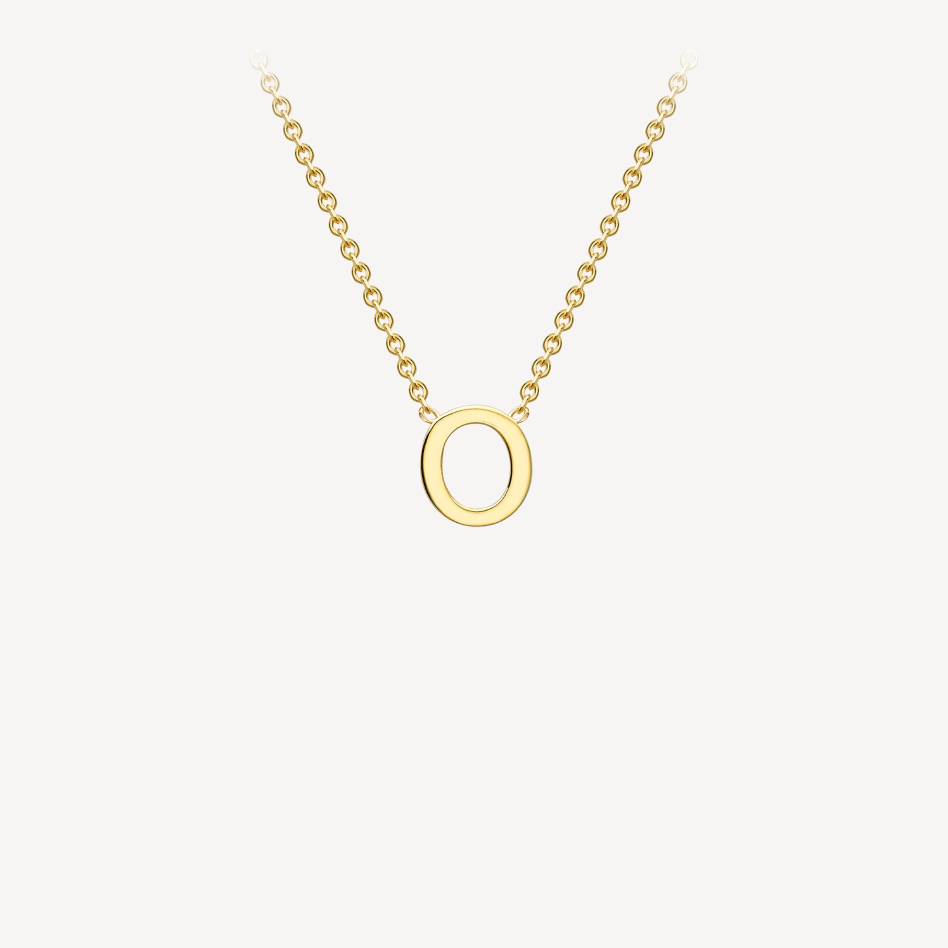 9ct Initial Minimal Necklace