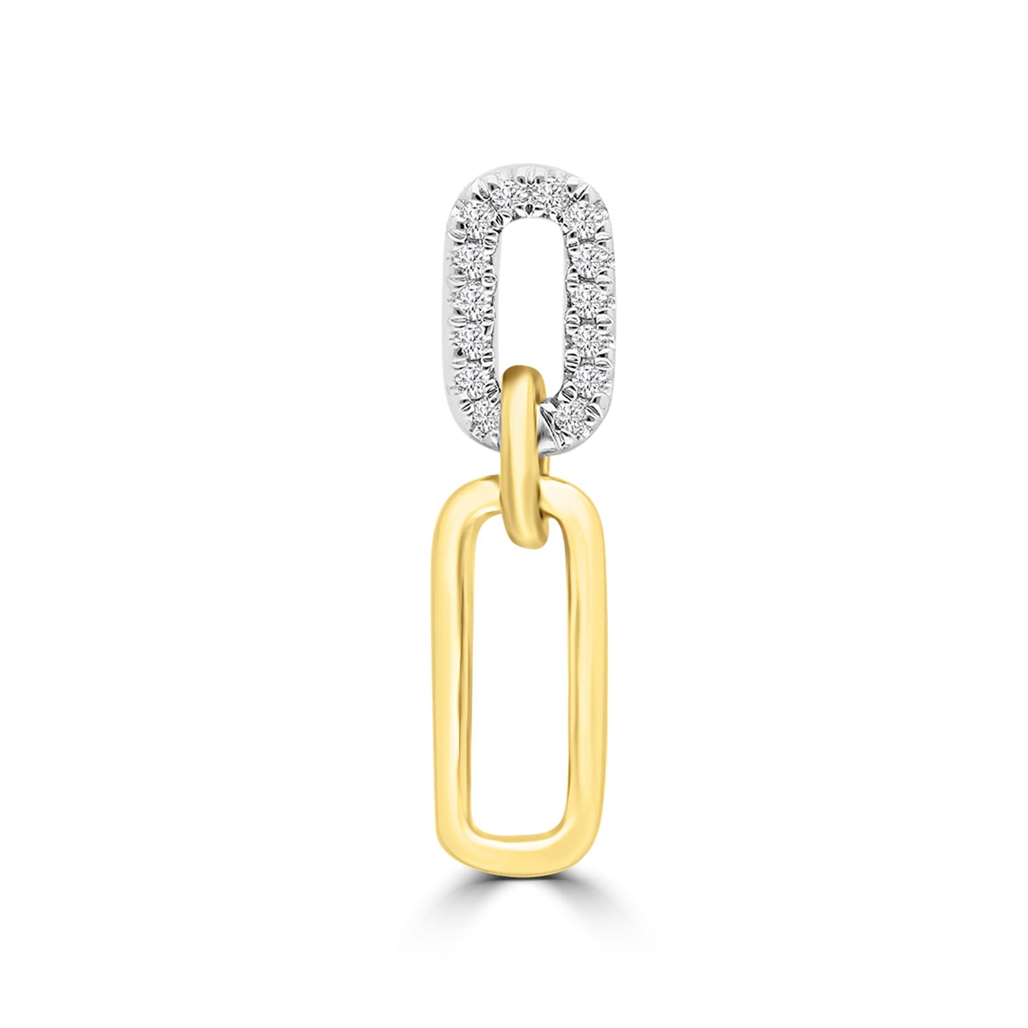 9ct Diamond Link Pendant