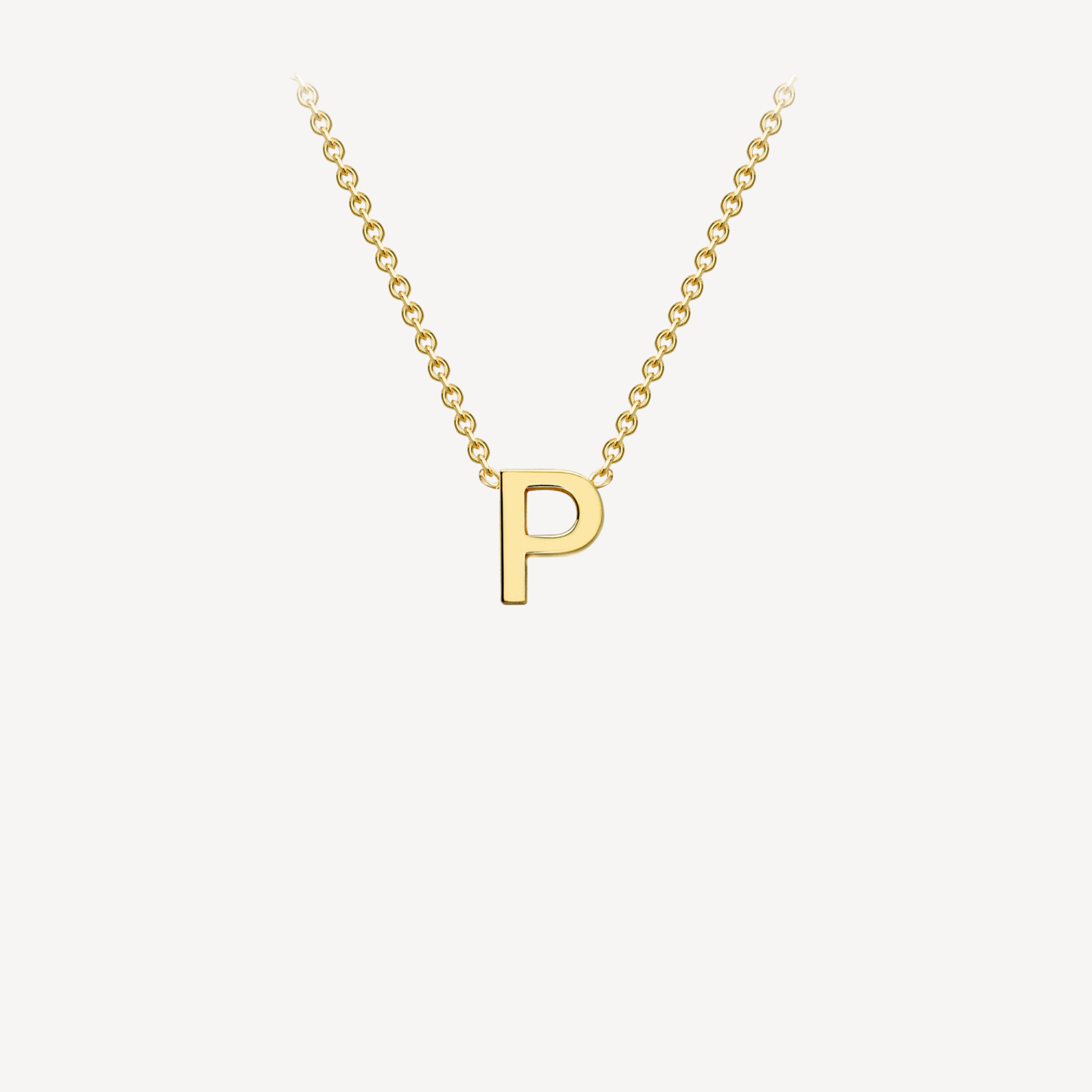 9ct Initial Minimal Necklace
