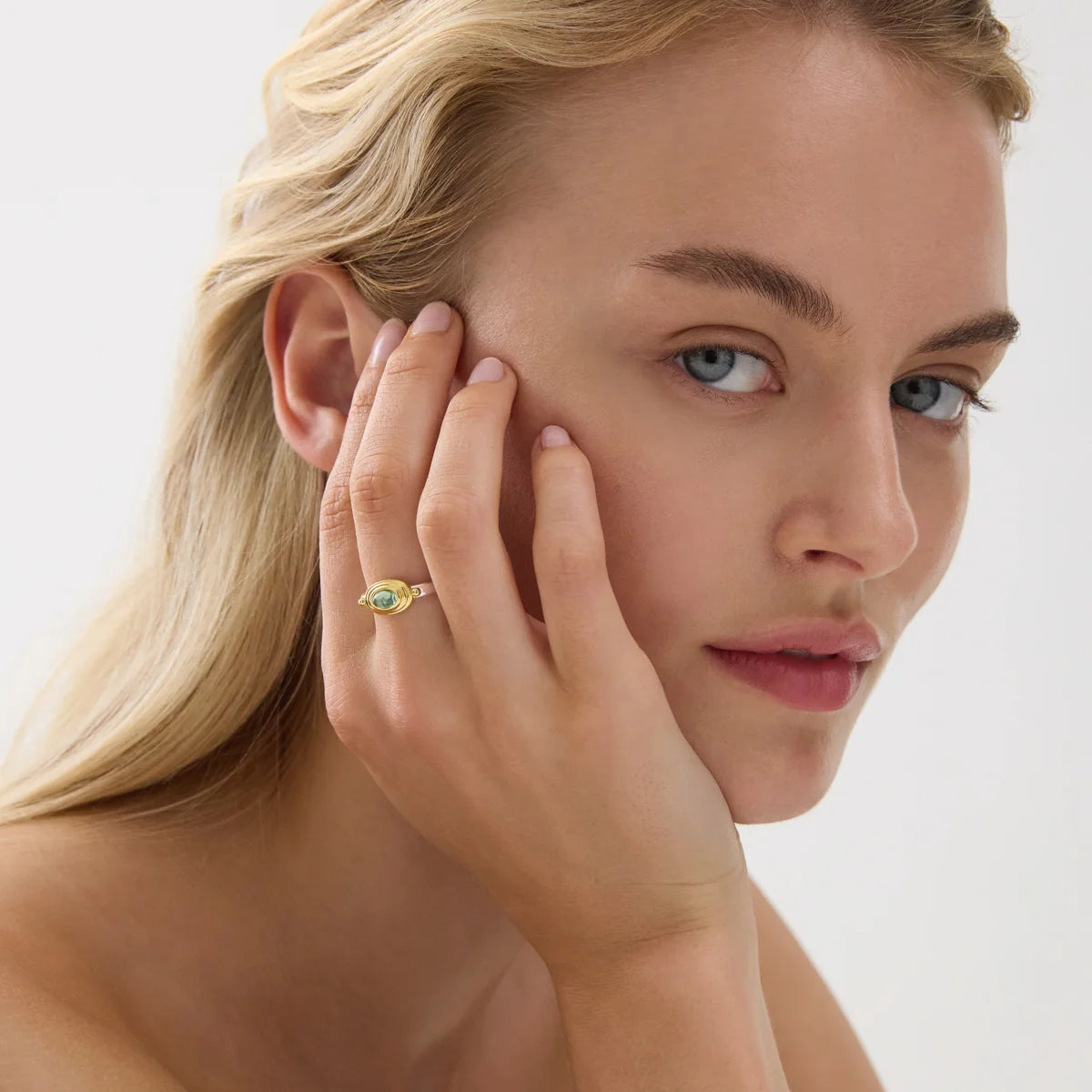 Najo Horizon Blue Topaz Ring