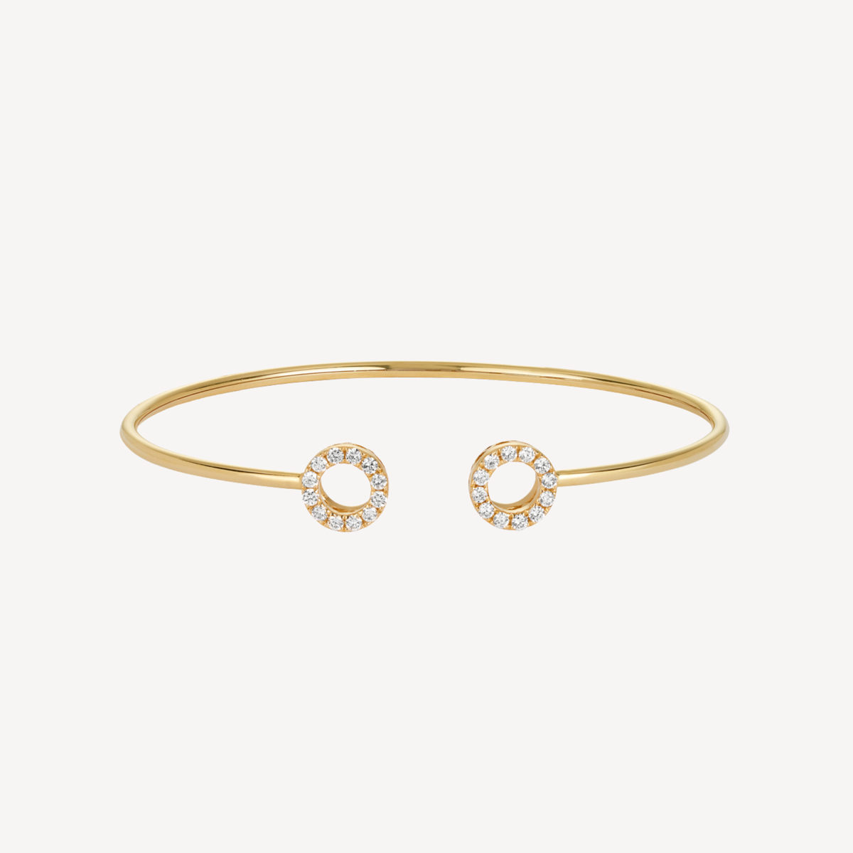 9ct Circle of Love Diamond Bangle .50ct