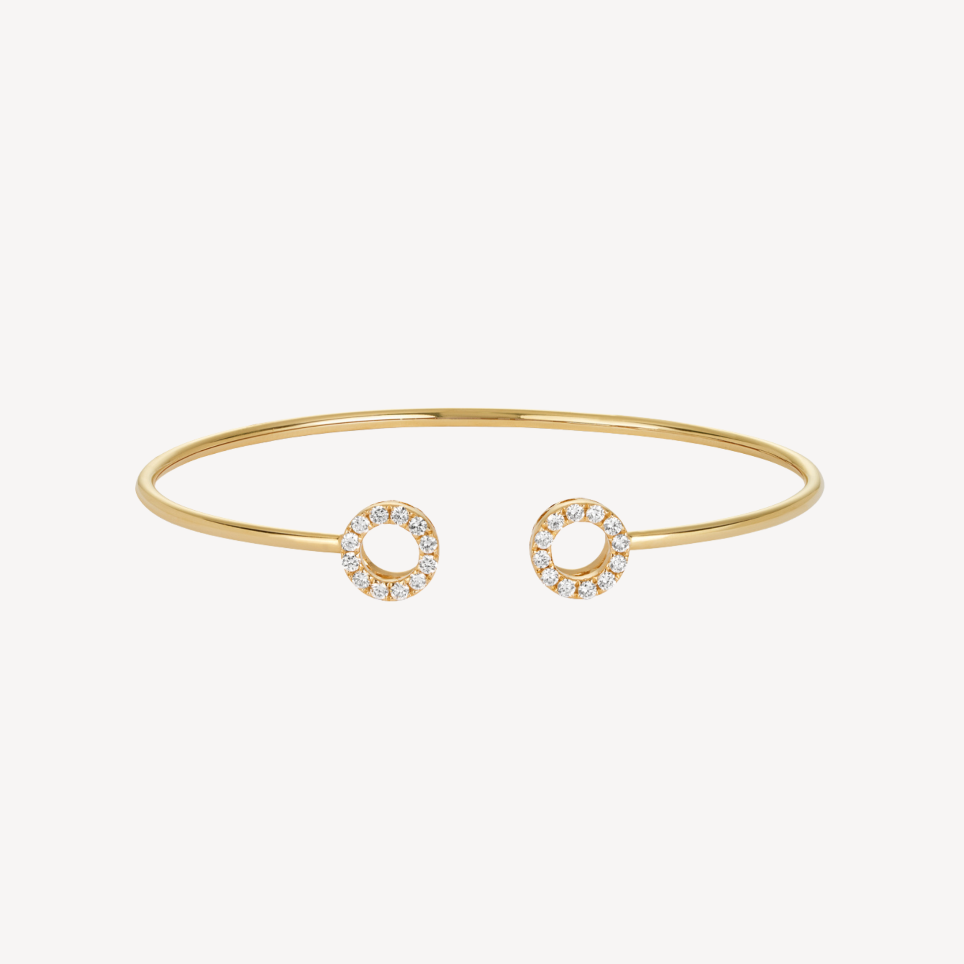 9ct Circle of Love Diamond Bangle .50ct
