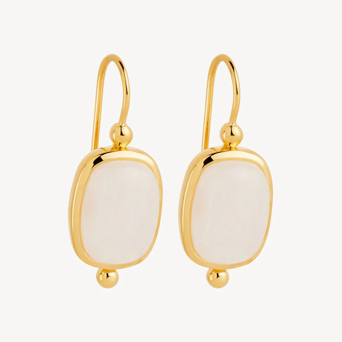 Fleur Rainbow Moonstone Earrings Najo
