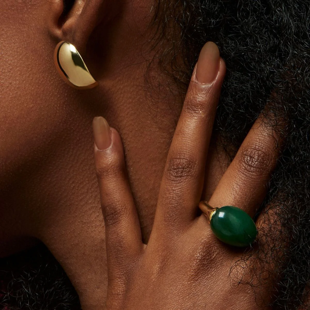 Najo Maripine Green Onyx Ring
